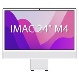 Apple iMac 24 pulgadas Retina 4,5K M4 16GB 256GB SSD Plata